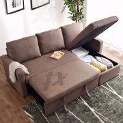 日式北歐布藝梳化床上拖式多功能客廳小戶型雙人懶人梳化 215cm sofa bed 3010