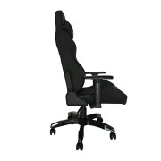 【80040】新款加厚軟墊電競椅 特軟升降扶手電腦椅 gaming chair 大班椅 (全黑) 尼龍腳升降扶手 皮膚質感